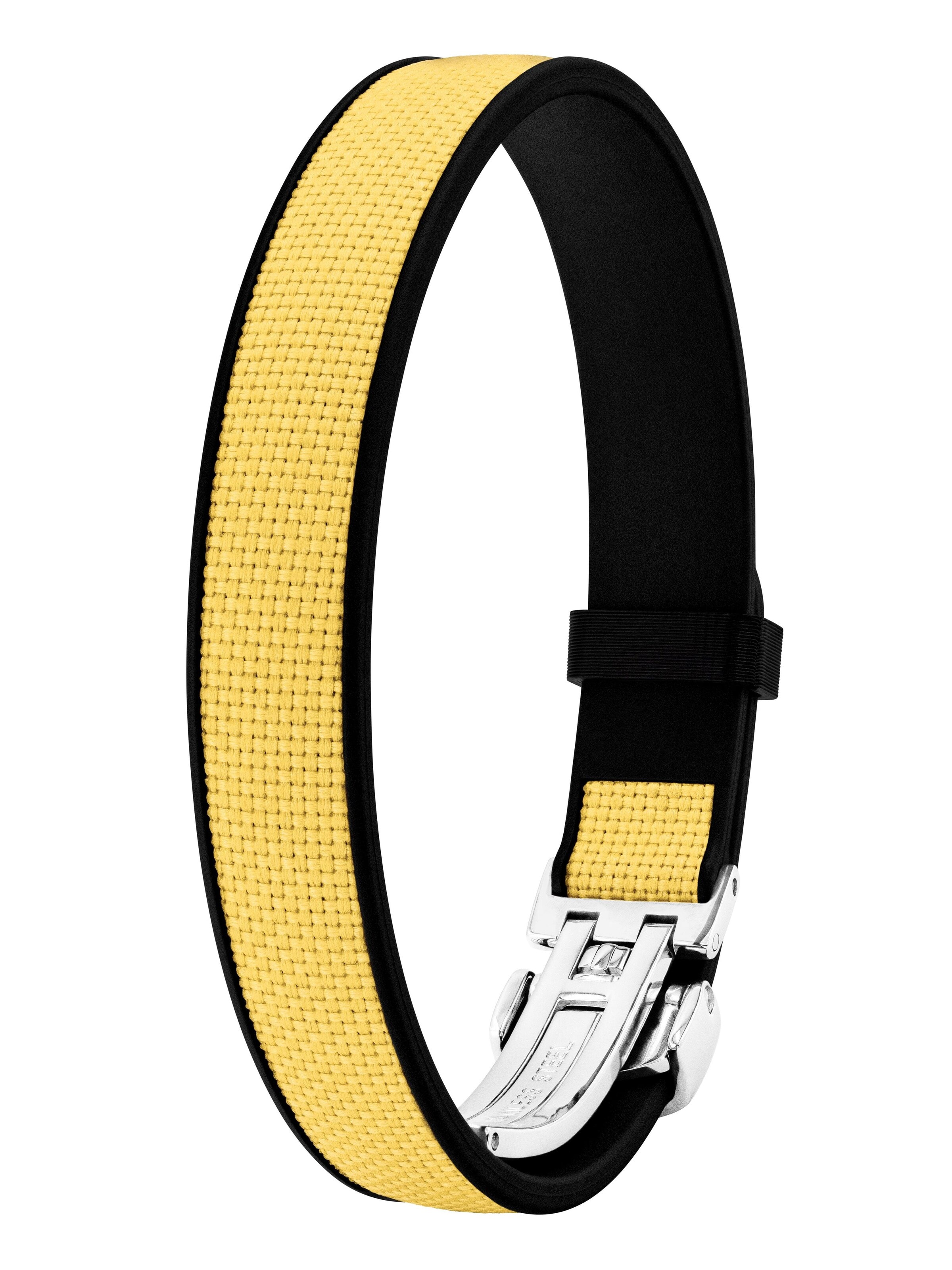 NiMa Atelier - Pulsera 'GEB OCEAN' en amarillo: frente