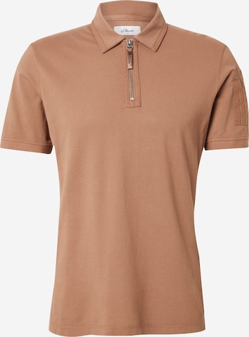 T-Shirt s.Oliver en marron : devant