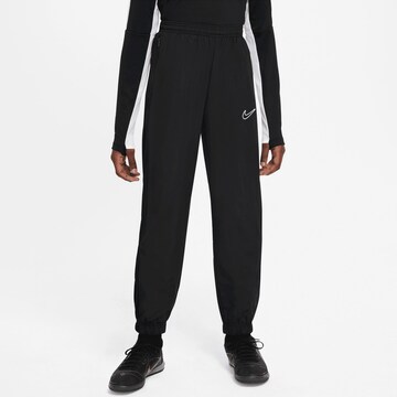 NIKE Regular Workout Pants in Black: front