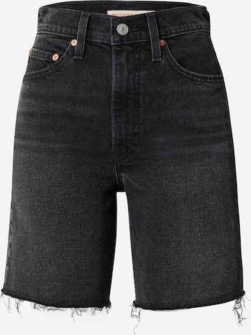 LEVI'S ® Jeans 'RIBCAGE' in Zwart: voorkant