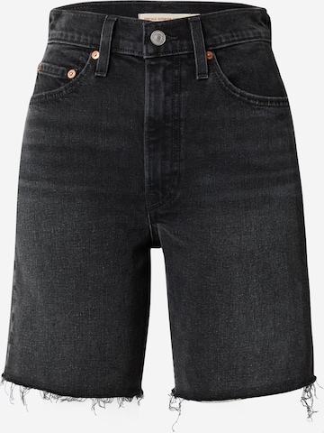 Jean 'Ribcage Bermuda Short' LEVI'S ® en noir : devant