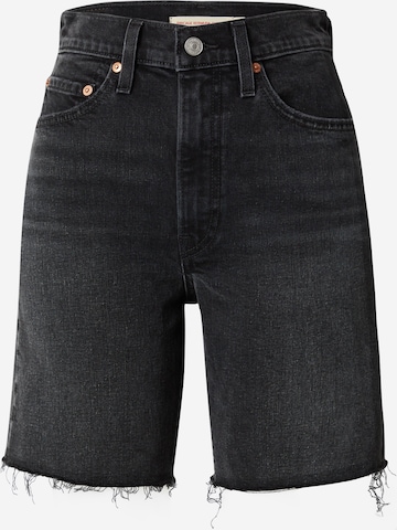 LEVI'S ® - Vaquero 'RIBCAGE' en negro: frente