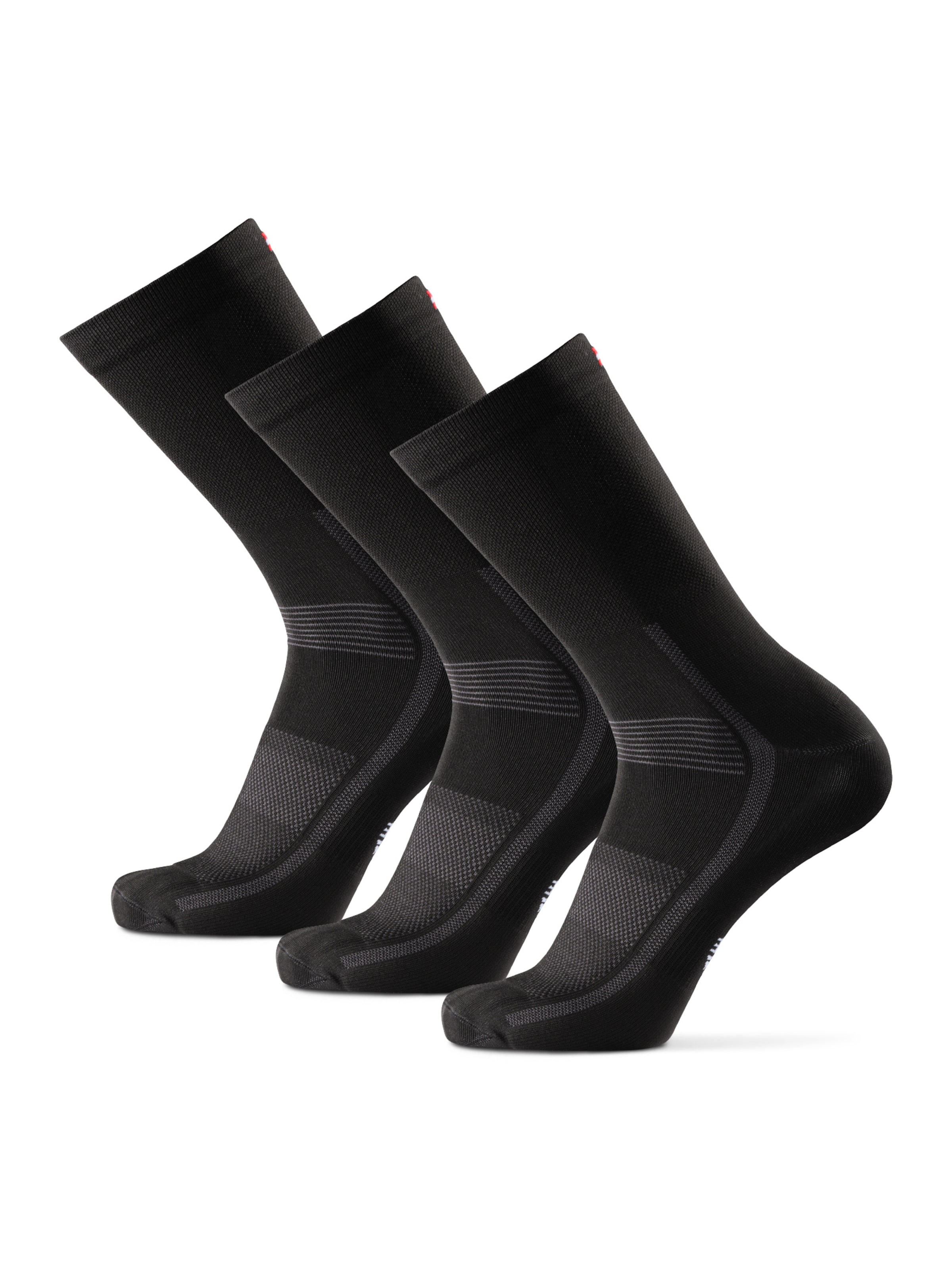 DANISH ENDURANCE Sportssokker 'Aero Cycling Crew' i sort: forside