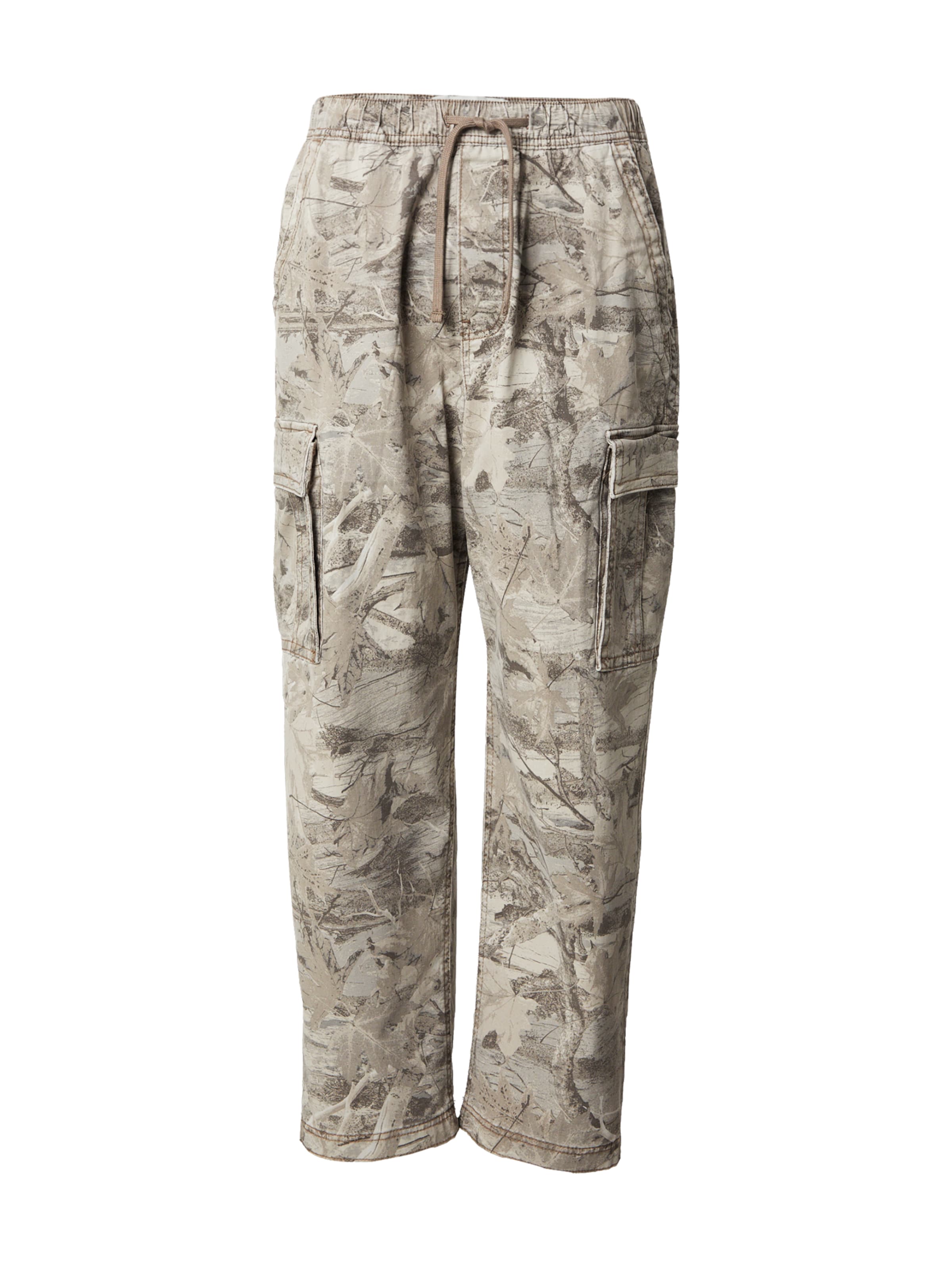 HOLLISTER Baggy Παντελόνι cargo σε πράσινο: μπροστά