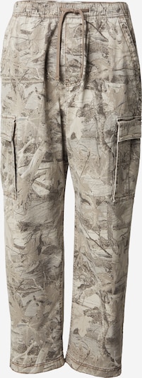 Laisvo stiliaus kelnės iš HOLLISTER, spalva – kremo / tamsiai ruda / rusvai žalia, Prekių apžvalga