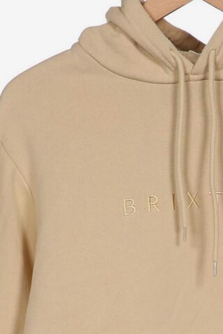 Brixton Sweatshirt & Zip-Up Hoodie in M in Beige