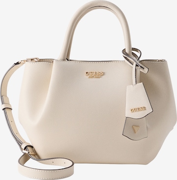 GUESS Handbag 'AMORETTE' in White: front