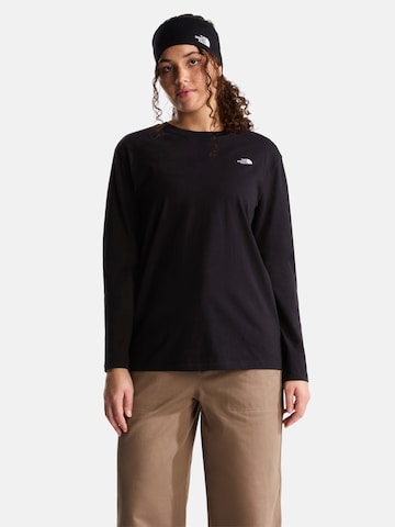 THE NORTH FACE Majica 'Essential Simple Dome' | črna barva: sprednja stran
