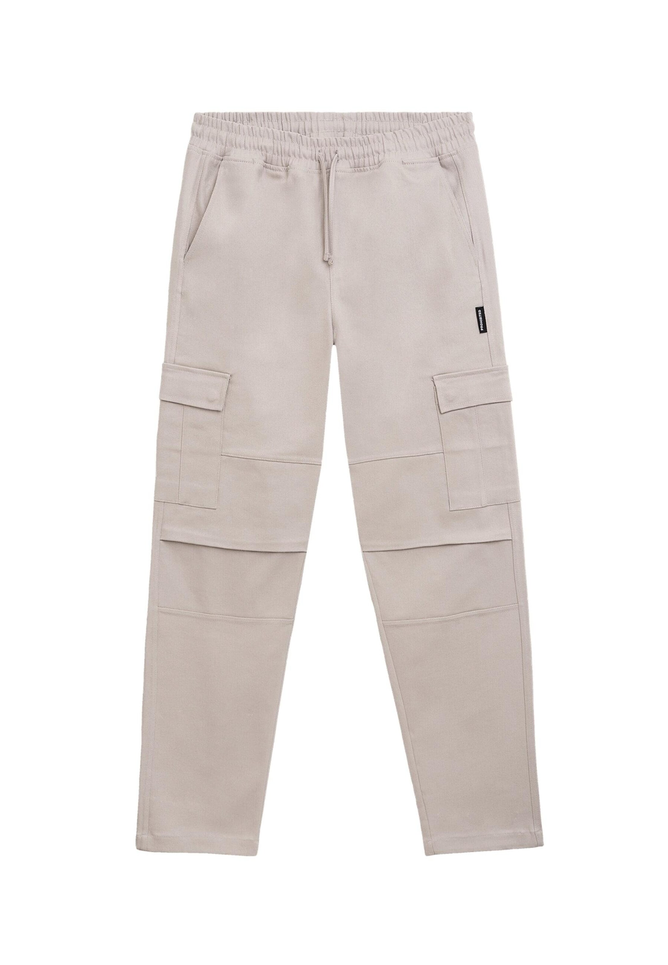 regular Pantaloni cargo di Prohibited in grigio: frontale