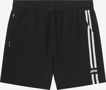 Pantaloncini da bagno 'Woodland' di Unfair Athletics in nero: frontale