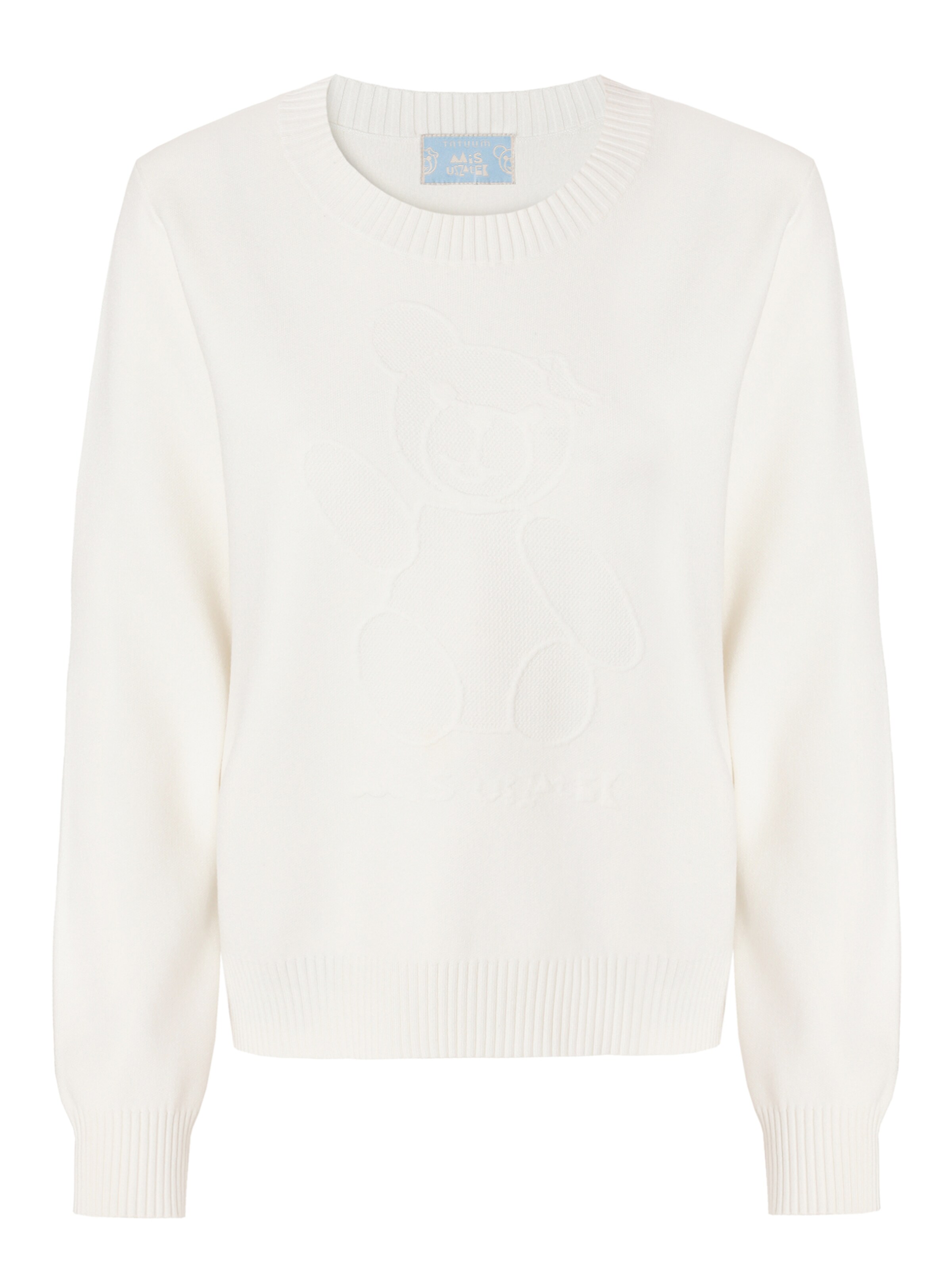 Pullover 'CLOUDY' di TATUUM in bianco: frontale