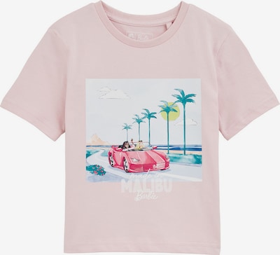 WE Fashion Paita värissä smaragdi / vaalea pinkki / vaaleanpunainen / valkoinen, Tuotenäkymä