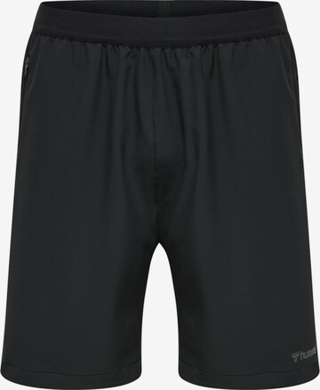 Regular Pantalon de sport Hummel en noir : devant