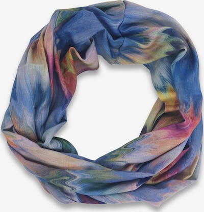 styleBREAKER Schal 'Loop Schal mit Aquarell Wellenmuster' in One Size in blau, Produktansicht