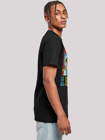 F4NT4STIC Shirt 'Cool Rick' in Zwart