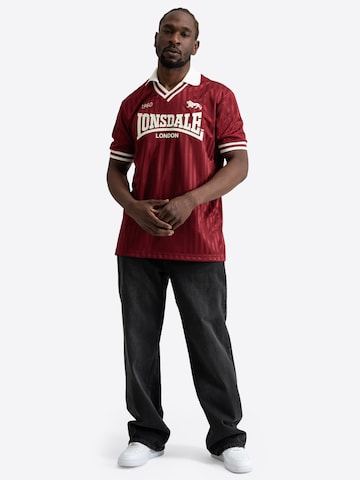 LONSDALE Shirt 'Footdee' in Red