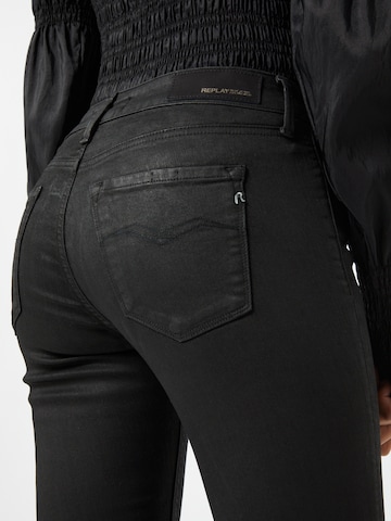 REPLAY Skinny Jeans 'New Luz' in Black