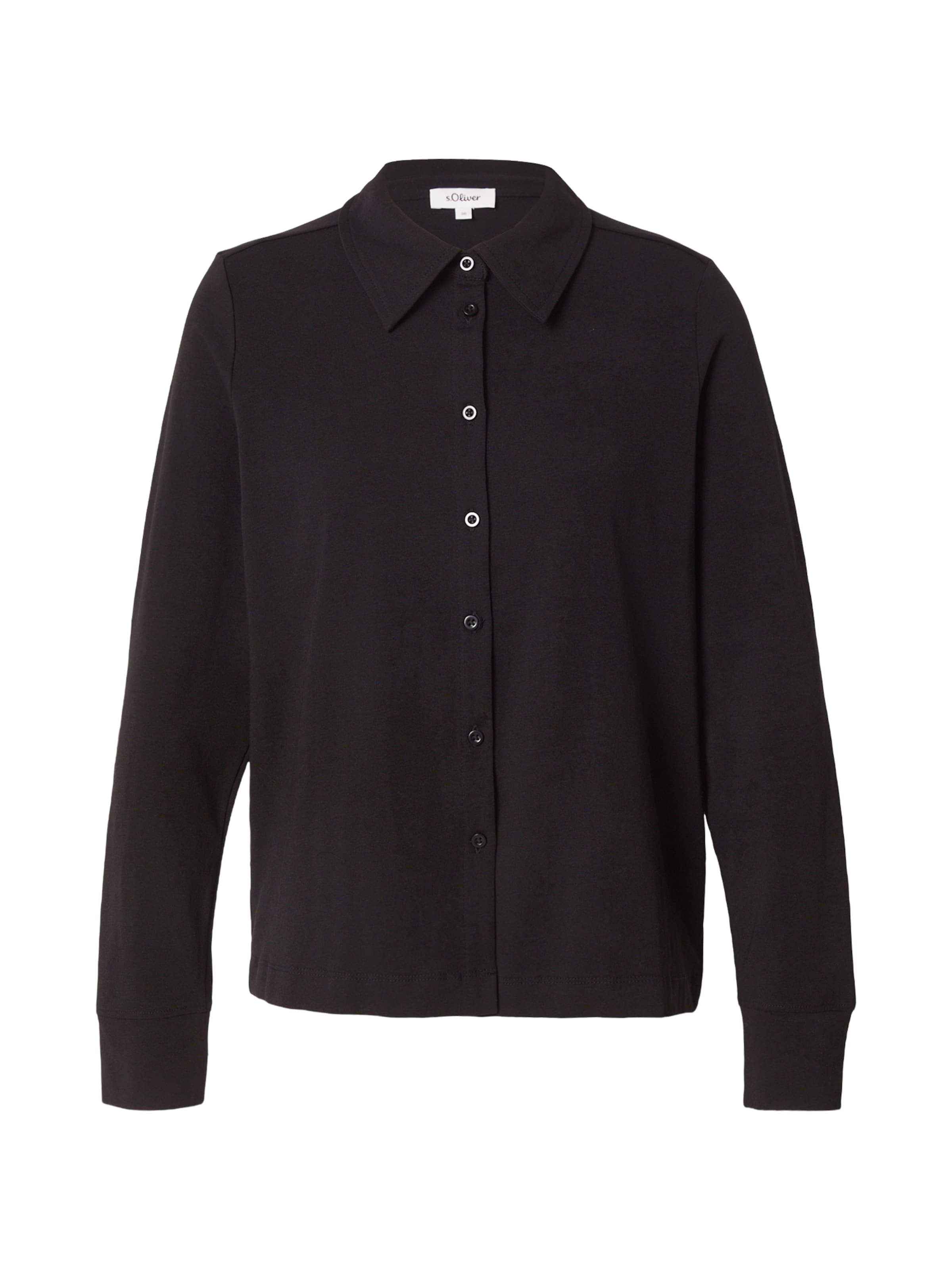 s.Oliver Blouse in Black: front