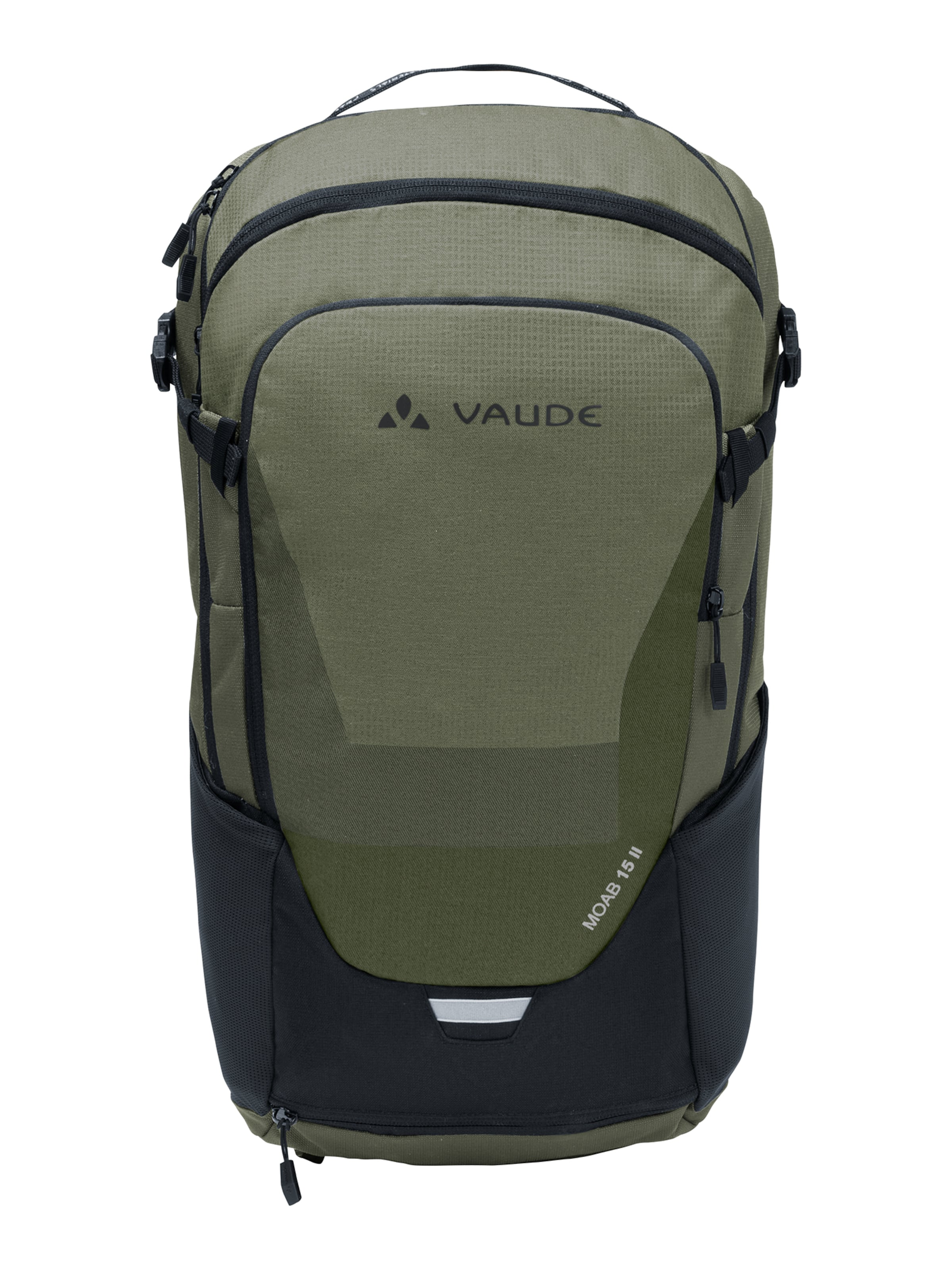 VAUDE Sportrucksack 'Moab 15 II' in Grün: Vorderseite