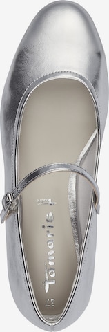 TAMARIS Strap ballerina in Silver