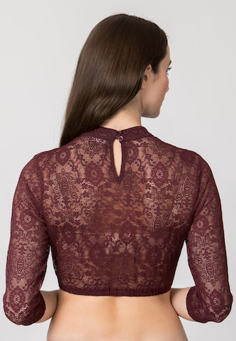 STOCKERPOINT Klederdracht blouse 'Celine' in Rood