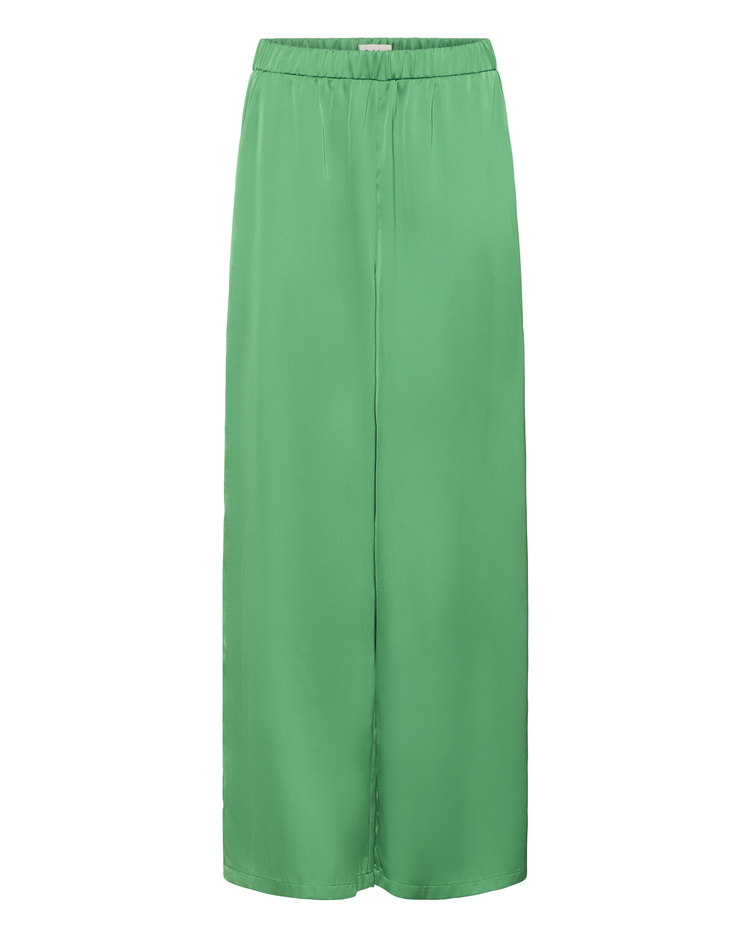 ICHI Wide leg Broek 'ICHNima' in Groen: voorkant