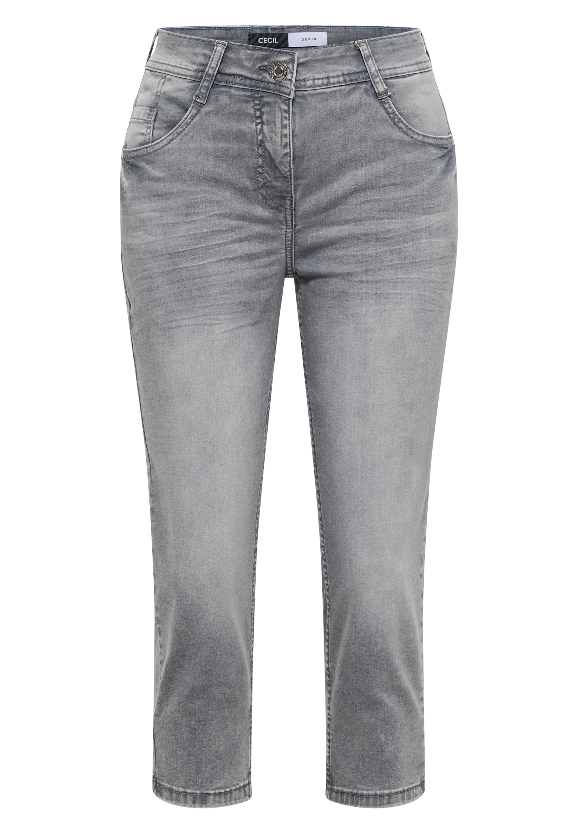 CECIL Regular Jeans in Grey: front