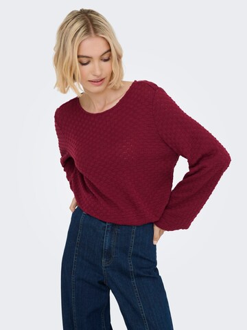 ONLY Tricot 'Belle' in Rood