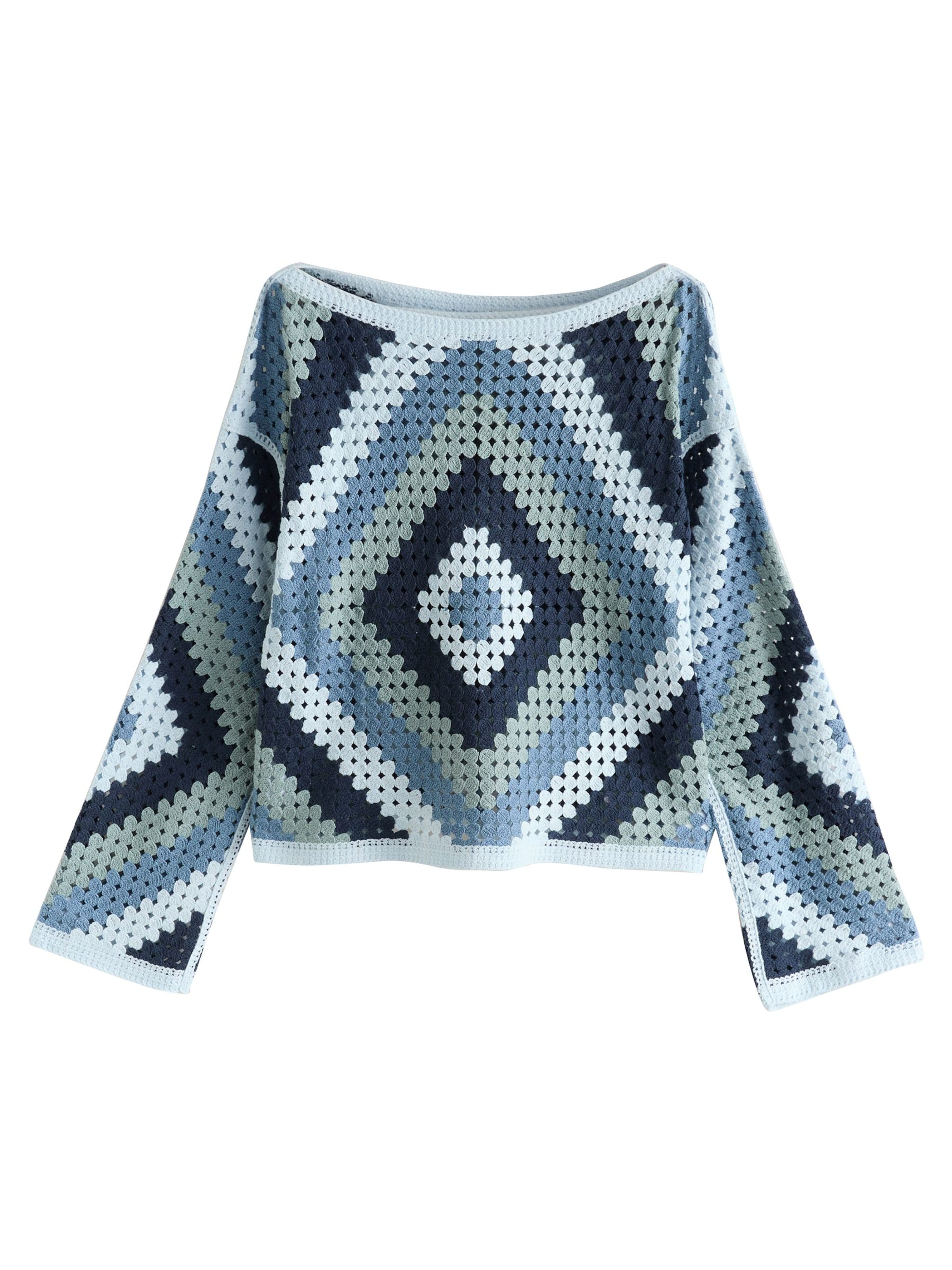 Next - Pullover em azul: frente