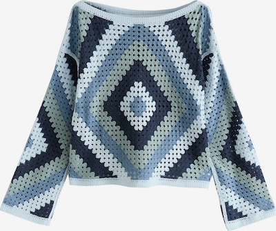 Next Neulepaita värissä laivastonsininen / vaaleansininen / tummanvihreä, Tuotenäkymä