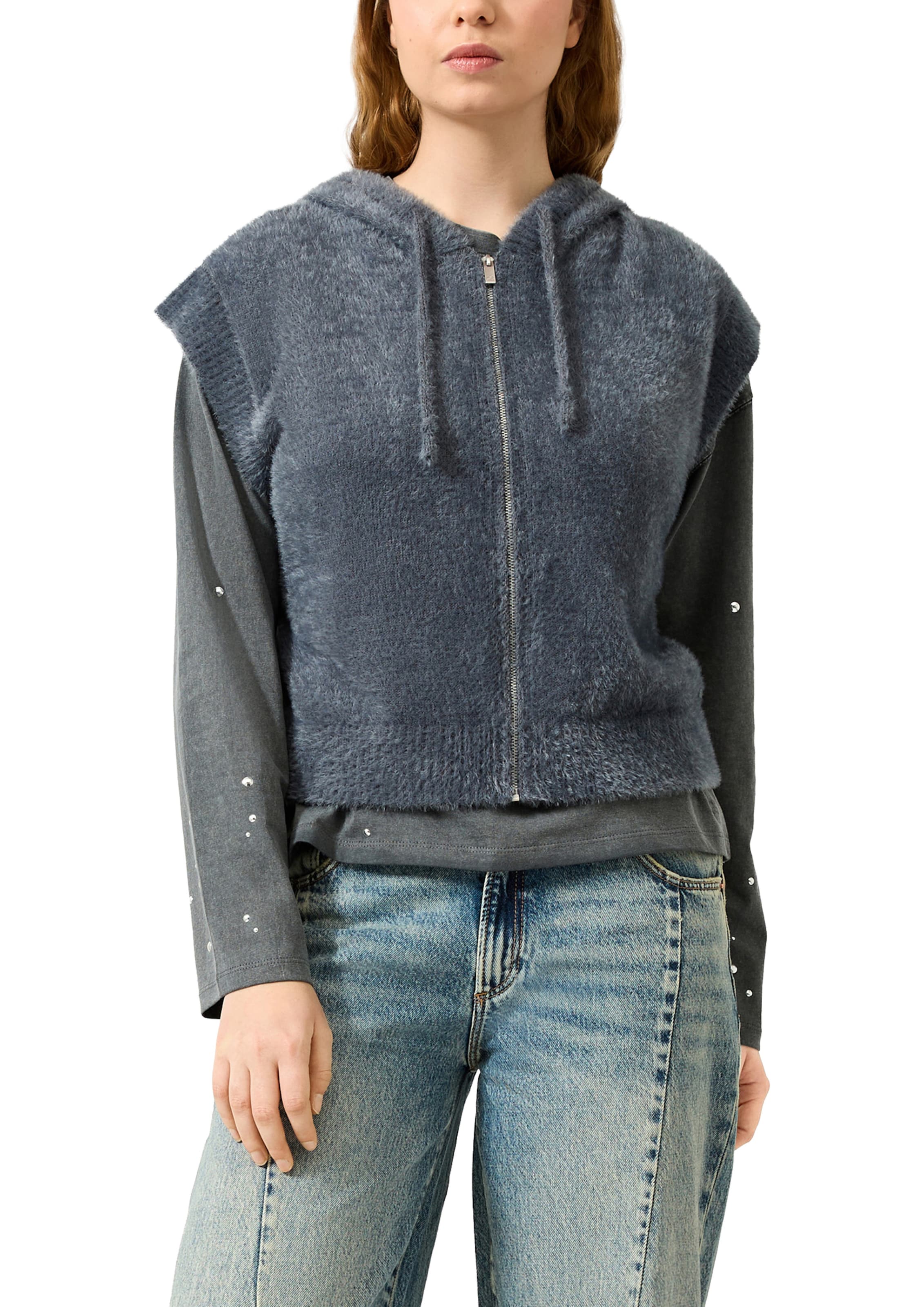 Cardigan QS en gris
