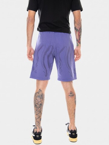 Baggy Pantaloni 'Dyed Ametista' di Octopus in lilla