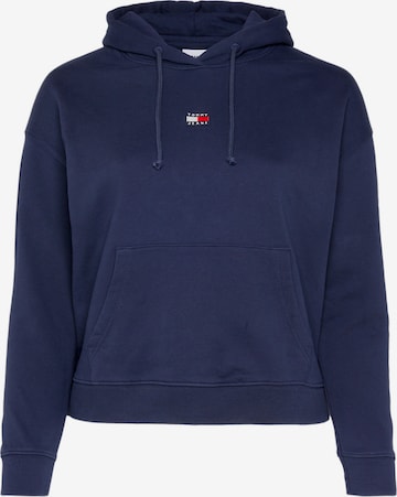 Tommy Jeans Curve Sweatshirt in Blau: predná strana