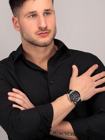 Maserati Analoog horloge in Zwart: voorkant