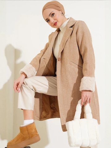 Bigdart - Sobretudo meia-estação em bege