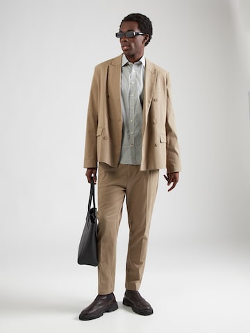 zaļš FYNCH-HATTON Standarta piegriezums Krekls 'Essential Premium'