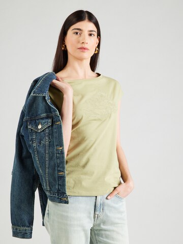 Lauren Ralph Lauren Футболка в Зеленый: спереди