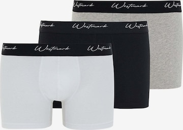 WESTMARK LONDON Boxershorts 'Lucas' in Grijs: voorkant