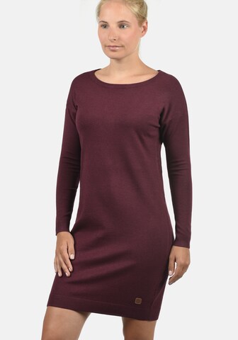 DESIRES Knitted dress 'Ella' in Red: front