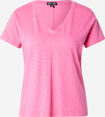 Superdry T-Shirt 'Studios' in Pink: Vorderseite