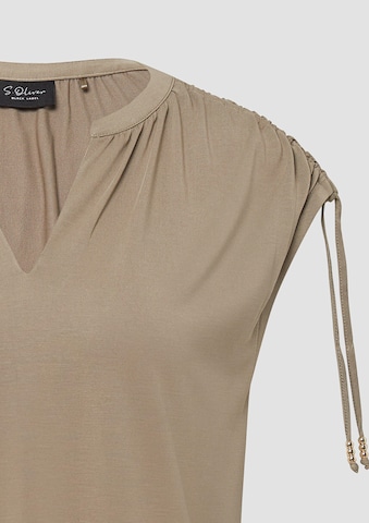 s.Oliver BLACK LABEL Shirt in Beige