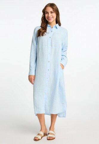 Frieda & Freddies NY Shirt Dress in Blue