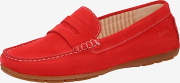 SIOUX Mocassins in Rood: voorkant