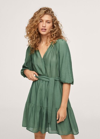 Rochie 'Feroe' de la MANGO pe verde: față