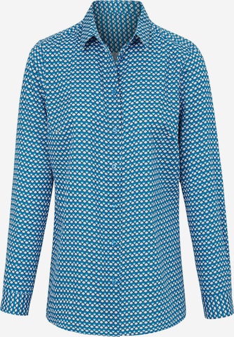 Peter Hahn Blouse in Blauw: voorkant