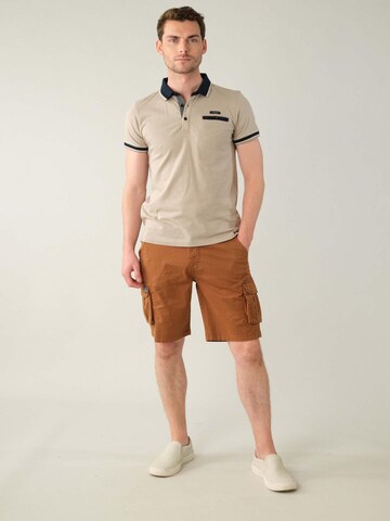 T-Shirt 'Drexler' Deeluxe en beige