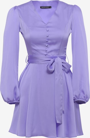 FRESHLIONS Shirt Dress in Purple: front