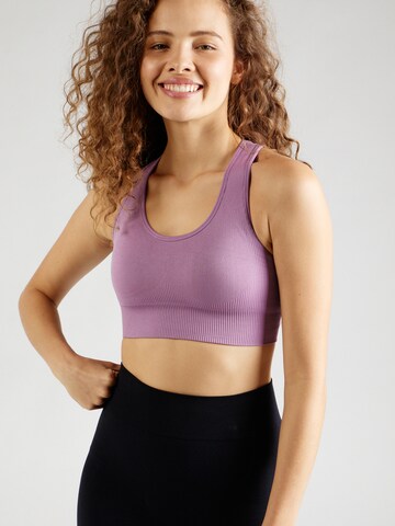 Bustier Soutien-gorge de sport Hunkemöller en violet : devant