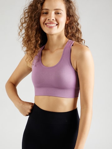 Bustier Soutien-gorge de sport Hunkemöller en violet : devant