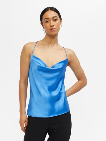 OBJECT Top in Blauw: voorkant